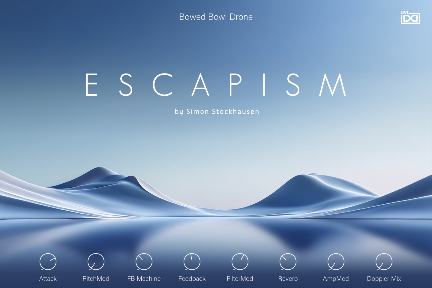 Escapism INFO tab — Bowed Bowl Drone preset