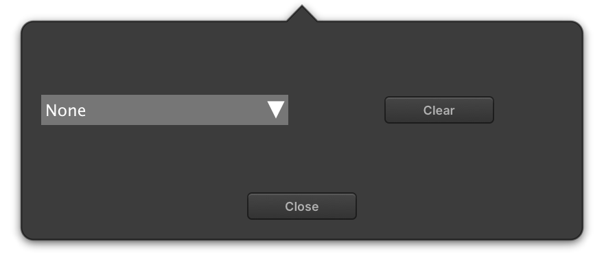 MIDI Learn pop-up with its MIDI CC menu