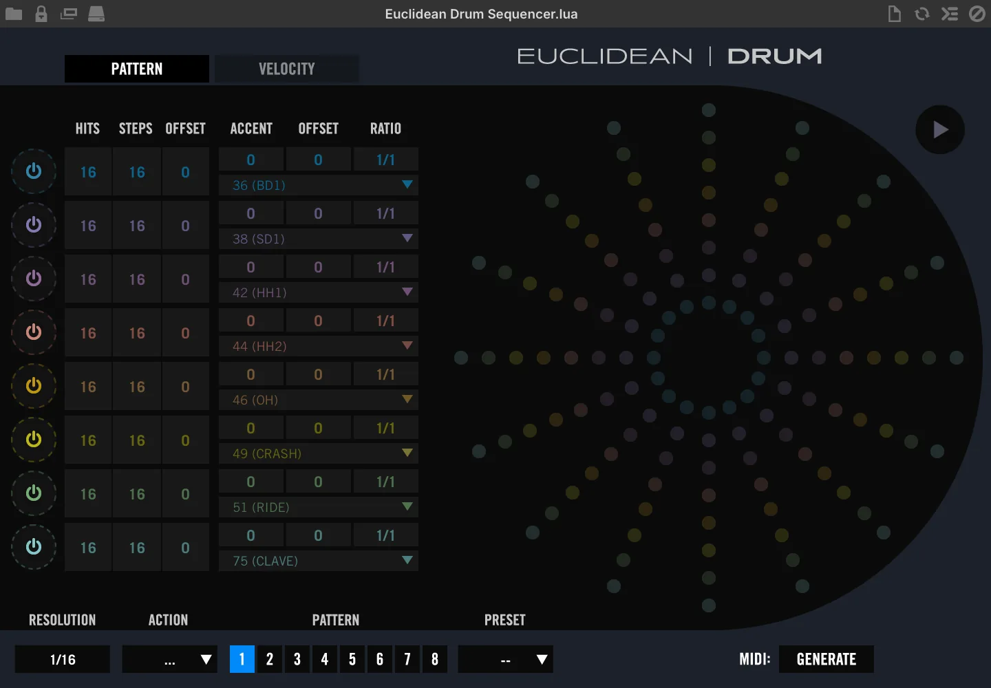 Euclidean Drum