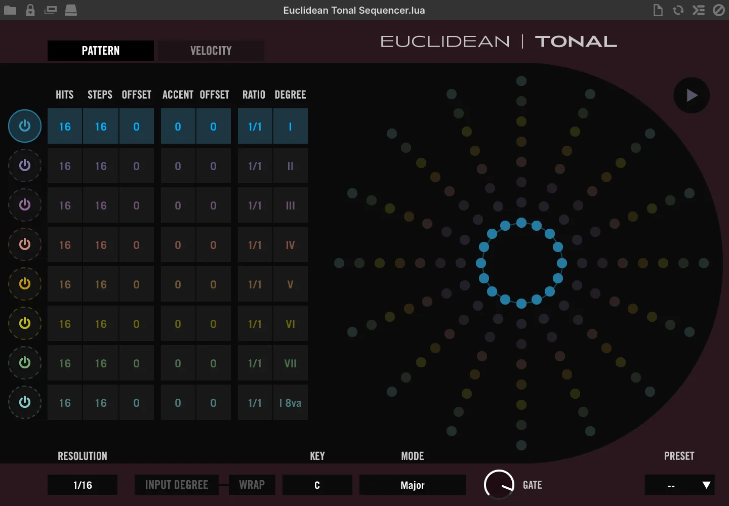 Euclidean Tonal