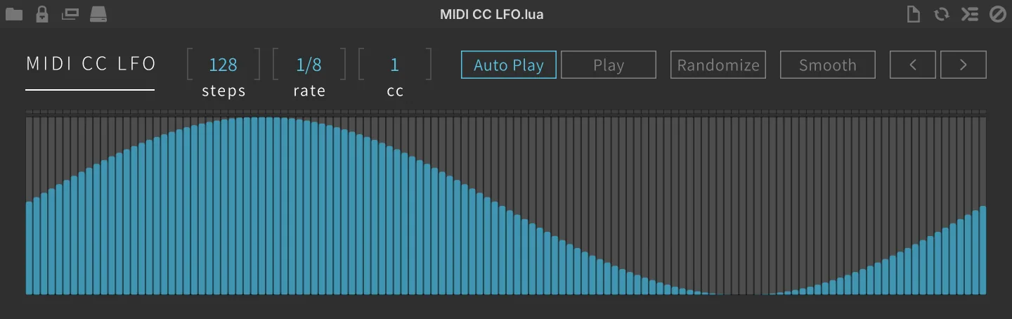 MIDI CC LFO
