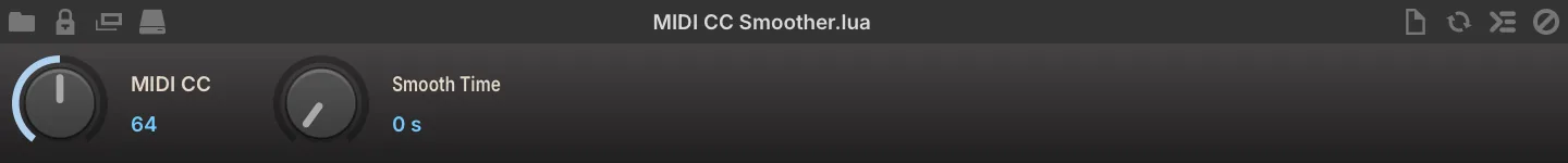 MIDI CC Smoother