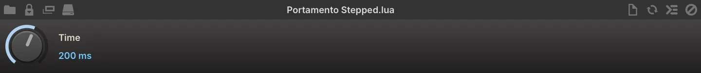 Portamento Stepped
