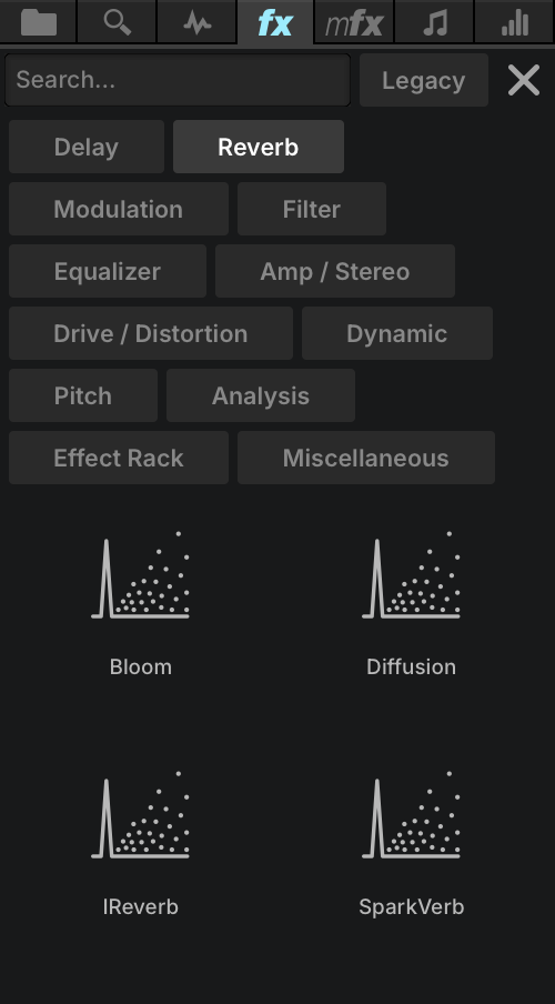 FX tab of the sidebar browsers