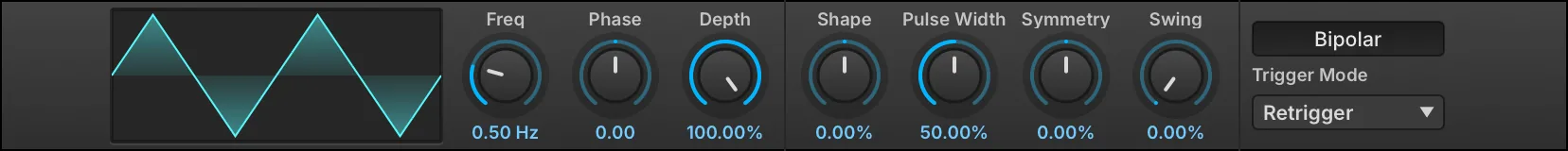 Parametric LFO modulator