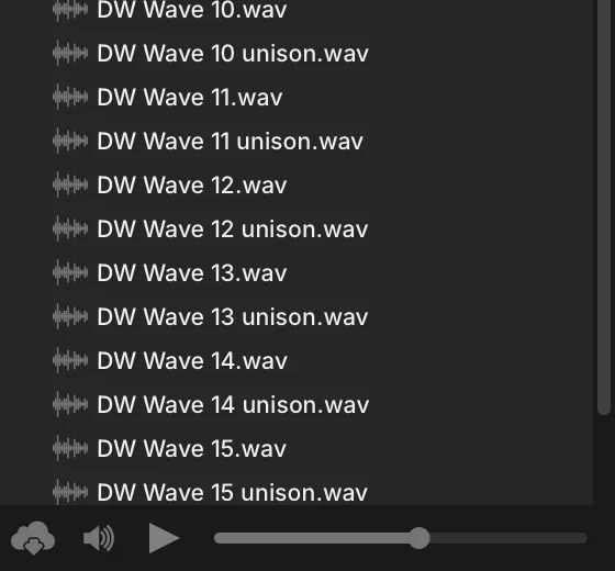 Sidebar FILES tab