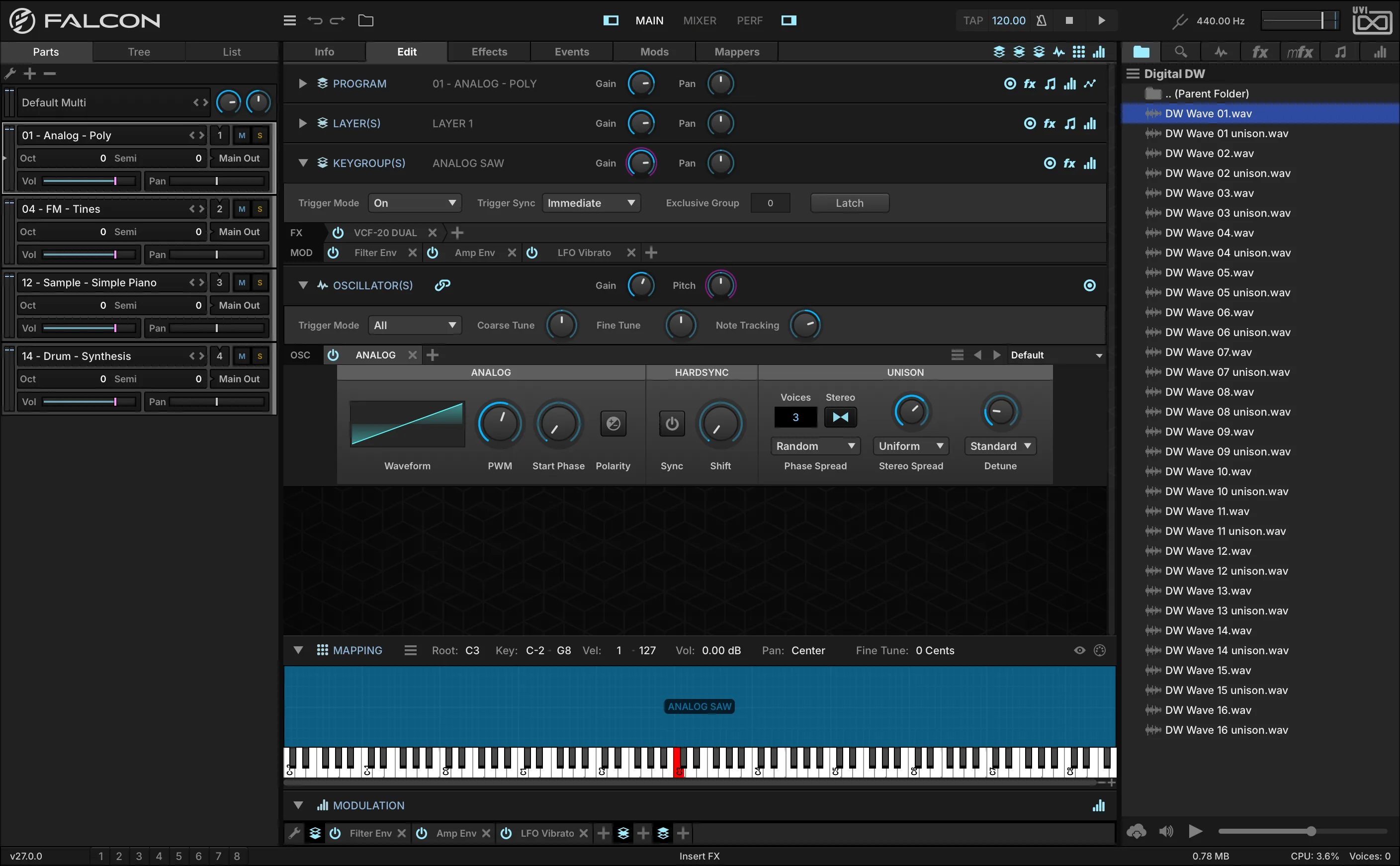 Falcon Toolbar