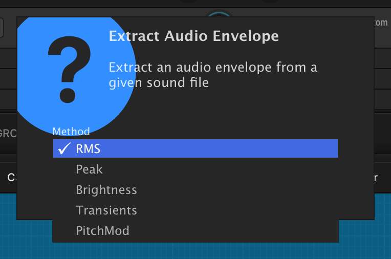 Drag-and-drop audio extraction