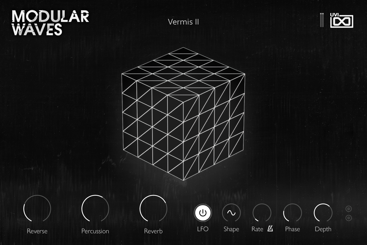 Modular Waves INFO tab — Vermis II preset