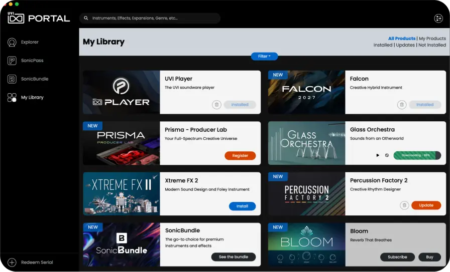 portal interface
