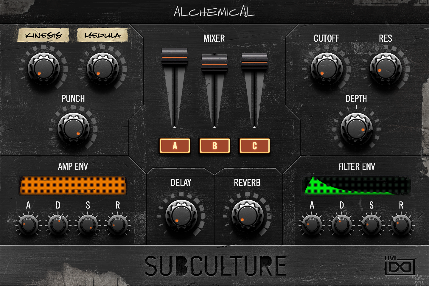 Subculture INFO tab — Alchemical preset