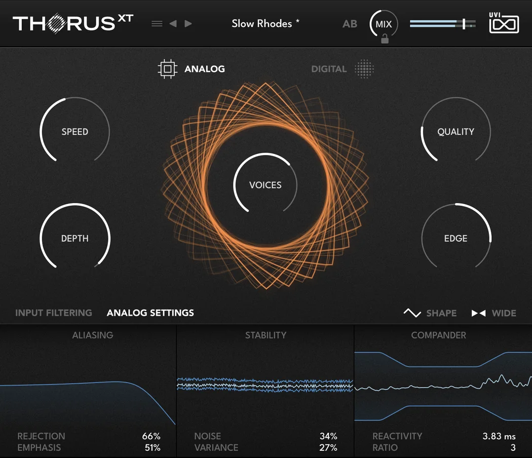 thorus-xt interface