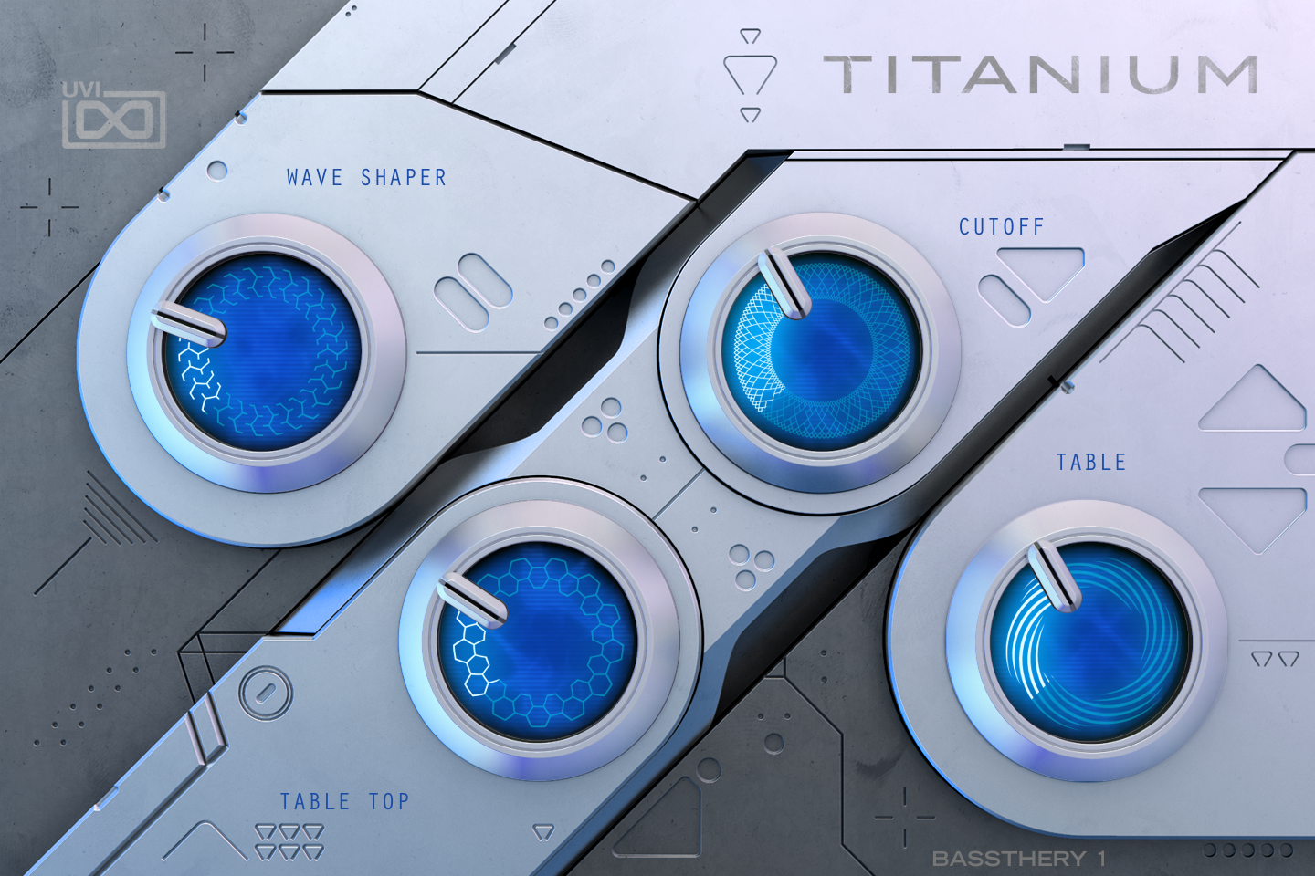 Titanium INFO tab — BassThery 1 preset