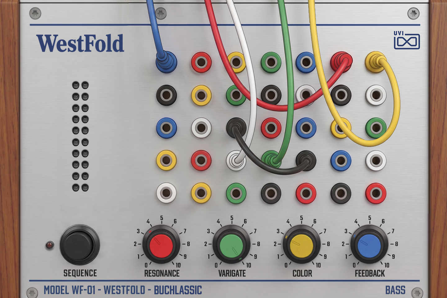 West Fold INFO tab — Buchlassic preset